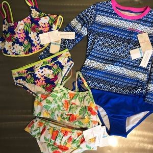 Tommy Bahama Girls Swim Tankini Sets & Rashguard